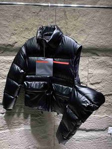 Heren donsparka's Designer Winter hoge kwaliteit heren donsjack mode mouwen afneembare zwarte jas buiten winddicht materiaal luxe designer jassen