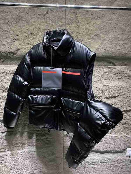 Parkas pour hommes Designer hiver haute qualité hommes doudoune manches de mode manteau noir détachable extérieur coupe-vent matériel vestes de créateurs de luxe