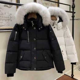 Parkas de plumón para hombre, chaqueta cálida gruesa de invierno de diseñador, informal para exteriores, resistente al viento, impermeable y a prueba de nieve