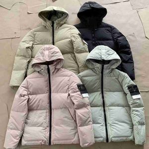 Hombres Down Parkas Diseñadores Chaqueta de plumón para hombre Invierno Reflectante Algodón Metal Nylon Impermeable y Cálido Chaquetas gruesas Abrigos Stoneh666