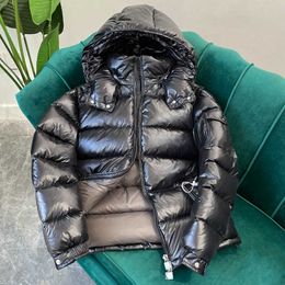 Parkas en duvet pour hommes Doudoune Nouveau Manteau d'hiver pour hommes épaissi court brillant doit couvrir Hzft