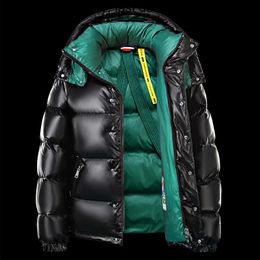 Mannen Down Parka Down Man Jassen Winter s Voor Waterdichte Capuchon Anorak Casual Korte Luxe Puffer Jas Mannen 231113