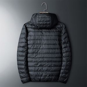 Hombres Down Parkas Otoño Invierno Ultra Light 90% Pato Blanco Con Capucha Hombre Abrigo Jaqueta Masculino Chaqueta Hombre Puffer Thin Men Jacket 221110