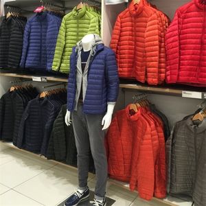 Parkas en duvet pour hommes quatre saisons veste ultra légère et pliable manteau respirant résistant à l'eau et au vent grande taille vestes à capuche pour hommes 221110