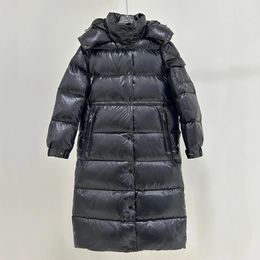 Donsparka's voor heren Hoogwaardige donsjas voor dames Winter lang Luxe 90 donsjack Koreaanse stijl Verdikking Koudebestendig Kleding Jurk 231218