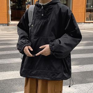 Parkas en duvet pour hommes veste d'hiver à capuche vêtements rembourrés en coton pull américain kaki noir à capuche couleur Pure 2022 mouvement à manches longues