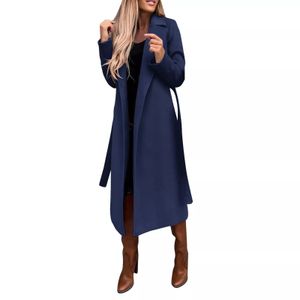 Parkas en duvet pour hommes dans manteau en fausse laine pour femmes chemisier mince Trench longue veste dames mince femmes est venu Jacke 230107