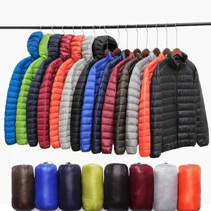 Heren Down Parkas Jacket All-Season Ultra Lightweight Packable Water en windbestendige ademende jas Big Size Hoodies Jackets 221129