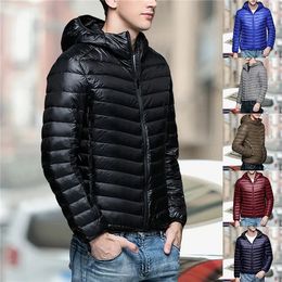 Parkas pour hommes Jodimitty hommes automne hiver mode vestes bouffantes courtes 2023 arrivée manteau ultraléger veste pliable portable 231025