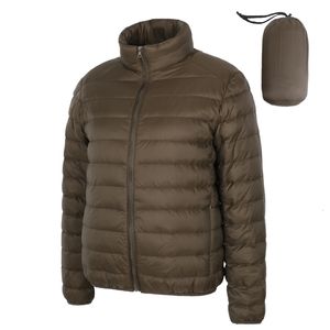 Heren Down Parkas Matt Fabric Winter Jacket Ultra Light Men Windscheper Feather Man Lichtgewicht draagbare warme jas 221111