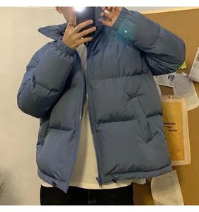 Parkas de plumón para hombre, chaqueta de invierno con abrigo de burbujas colorido Harajuku para hombre, ropa de calle para hombre, Parka de Hip Hop, ropa negra coreana, chaquetas acolchadas 231017