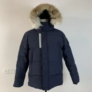 Parkas De Plumón Para Hombres Chaquetas De Parka Para Hombres Chaqueta De Abrigo Grueso Con Capucha De Invierno Canadiense Calentadores Para Caballeros Abrigos Fríos Protección A Prueba De Viento Have the Right Logo012