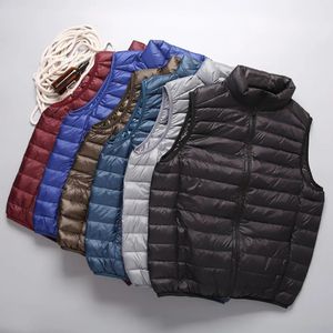 Parkas en duvet pour hommes Gilet léger et résistant à l'eau pour hommes hiver hommes duvet de canard manteau manteau femme coupe-vent Parka 231011