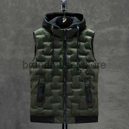 Parkas de plumón para hombre Chalecos de invierno para hombre Marca más vendida Nuevo chaleco informal para hombre Chaquetas sin mangas al aire libre Outwear Chaleco con capucha J231019