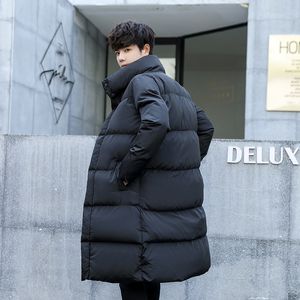 Hommes Down Parkas Hommes Vestes D'hiver Manteaux À Capuche Casual Long Down Vestes Épais Chaud Parkas Mâle Outwear Manteaux D'hiver Slim Fit Vestes 220909