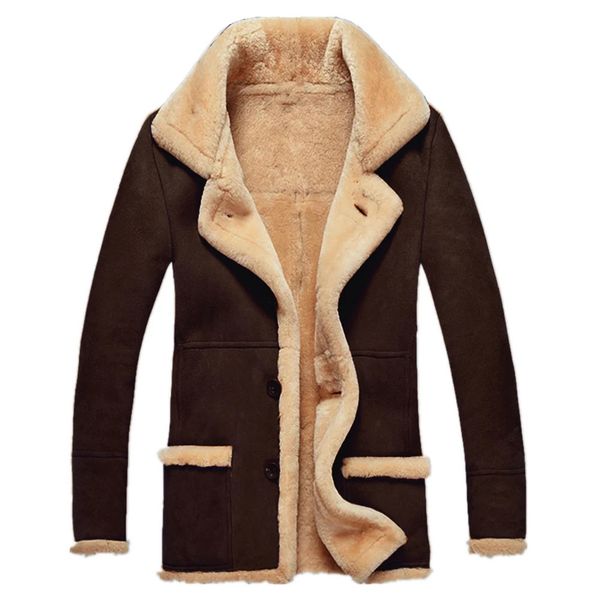 Parkas pour hommes hommes automne hiver fausse fourrure thermique chaud polaire doublé veste y manteau Parka pardessus vêtements d'extérieur décontracté hommes 231117