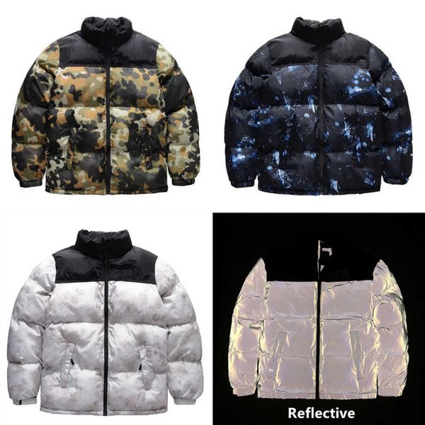 Parkas pour hommes Veste de designer pour hommes Manteau d'hiver à manches longues chaud 20ss Camouflage noir imprimé étoilé pour les amoureux Fermeture à glissière épaisse Mode extérieure 3XL 4XLlbhdg