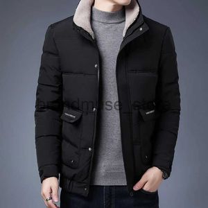 Parkas pour hommes, nouveau manteau de coton masculin, tendance Slim Fit Warm décontractée, vestes d'hiver veste jaculate J231222