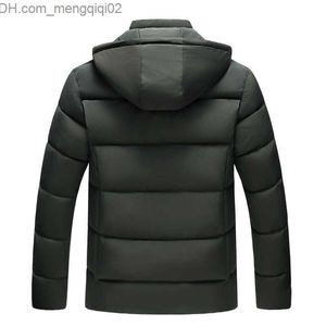 Parkas de plumón para hombre Nuevo Chaqueta de plumón para hombre Abrigo de invierno Chaquetas con capucha Hombres Moda al aire libre Casual Con capucha Espesar Chaquetas de plumón baratas XL-4XL Z230711