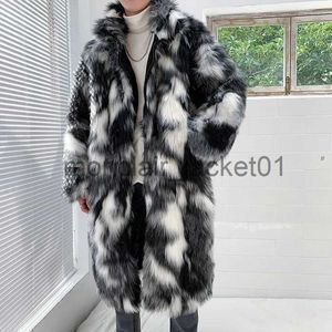 Mannen Down Parka Nieuwe trend Decor bont katoen gewatteerde kleding warm winddicht Cape hiphop trendy kleding Pluche jas mannen J231010