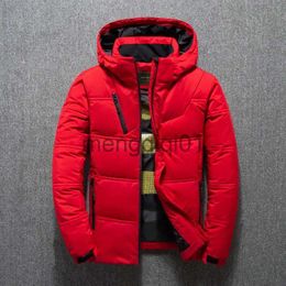 Parkas pour hommes Nouveau hiver hommes en plein air pardessus mode hommes veste décontractée loisirs épaissi chaud hommes vêtements d'extérieur grande taille vêtements pour hommes J231024