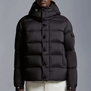 Parkas pour hommes New Winter Mens Down Jacket Designer doudoune hommes Bras Poche Badge Veste à capuche manteau chaud taille 1--5
