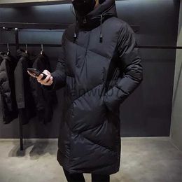 Parkas pour hommes NONEAIR hommes de haute qualité veste à capuche noir mode hiver veste hommes marque vêtements 2023 nouveau Parka hommes épais chaud longs manteaux J231117