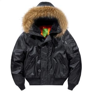 Heren Donsparka's Gevoerde Mannelijke Winter Bomberjas Zware Jassen Met Capuchon Gewatteerde Streetwear Bontkraag Korte Parka Y2K 2023 231110