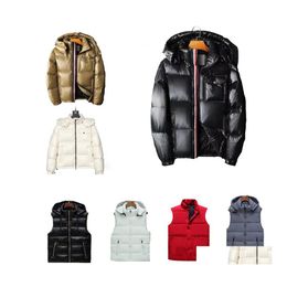 Hommes Down Parkas Puffer Veste Manteau d'hiver Hommes Femmes Vestes Manteaux Causal Manteaux Streetwear Épais Chaud À Capuchon Mode Homme CL Dhith