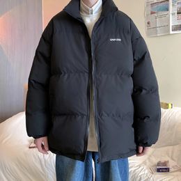 Mannen Down Parka Dikker Mannen Winter Jassen Harajuku Windjack Oversize Gewatteerde Parka Kleding S-XXL 231109