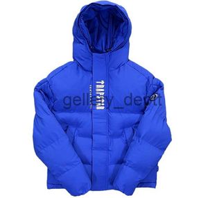 Heren Donsparka's Trapstar London Trap Donsjack Parka Mannen Vrouwen Luxe Merk Glanzend Zwart Borduren Winter Puffer Jas J230912