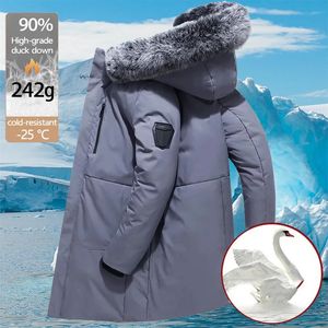 Heren Down Parkas White Duck Down Heren Coats Winter Jackets voor mannen Incratie verwarmd Coat Mens Brand Parker Men's Clothing Montclair 231218