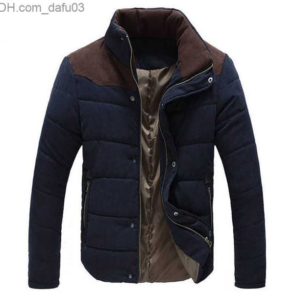 Parkas en duvet pour hommes en gros - Vestes d'hiver chaudes pour hommes Parkas ouatées Campera Hombre Invierno 2016 Automne Slim Fit Manteau en coton rembourré pour hommes Z230727