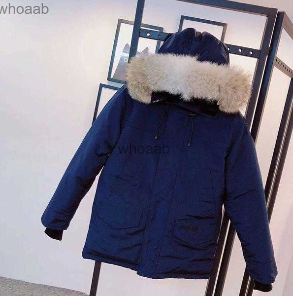 Parkas de plumón para hombre Abrigo de invierno de diseñador para hombre y mujer, chaquetas acolchadas, Parkas con insignia, prendas de vestir gruesas y cálidas, abrigos de moda, Parkas de piel clásicas XS-XXL HKD230911