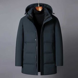 Men's Down Parkas Winter Down Jackets For Men 2023 NUEVA Marca Casual Media Middle's Puffer Coats Invernal Invierno espeso planta planta plume Parkas J231219