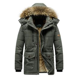 Parkas pour hommes hiver polaire velours coton manteau rembourré pour hommes grande taille épaissie veste chaude col de fourrure mâle laine d'agneau vêtements d'extérieur Parka 231026