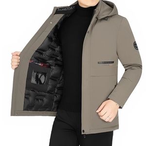 Hombres Down Parkas Chaqueta de invierno Hombres Sección larga Casual Espesar Algodón Parka con capucha Outwear A prueba de viento Abrigo cálido Sudaderas con capucha de gran tamaño 5XL 231017