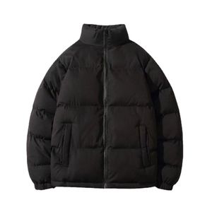 Parkas en duvet pour hommes veste d'hiver hommes épaissir manteau chaud hommes col montant vestes couleur unie Parka femmes mode Streetwear 230809