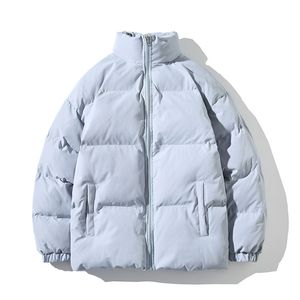 Heren Down Parkas Winter Jacket Men Dikke warme jas heren Stand Kraagjassen Solid Color Parka Fashion Streetwear 220924