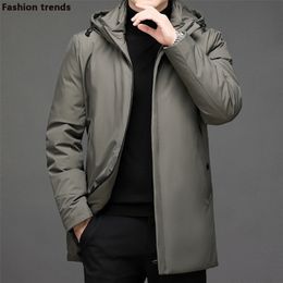 Parkas en duvet pour hommes veste d'hiver épaissir chaud coton rembourré s vestes Slim Fit épaissir manteau et manteau pour M4XL 220905