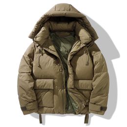 Veste d'hiver Parkas pour hommes, manteau chaud de montagne, coupe-vent imperméable, ample, Style européen et américain, 221124