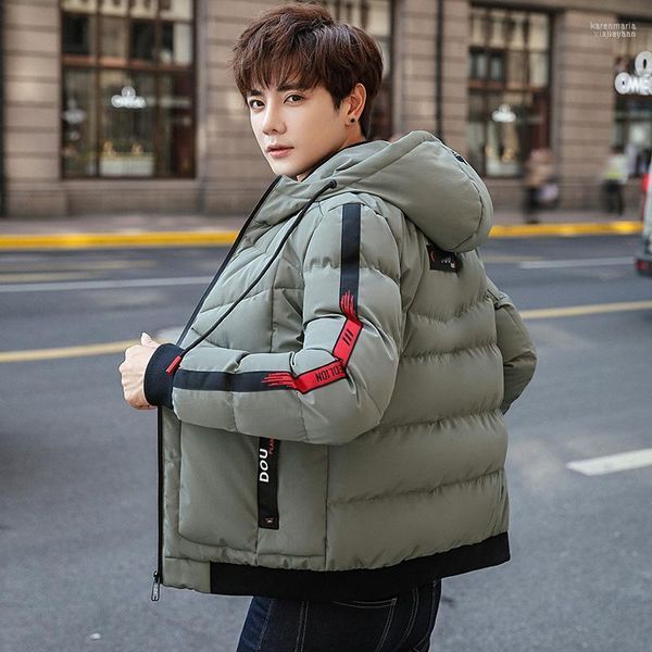 Parkas de plumón para hombres Chaquetas de invierno para hombre Top Poliéster Casacos Ropa de algodón Hombres 2022 Chaqueta Versión coreana de la tendencia acolchada1 Kare22