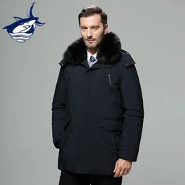 Hommes Down Parkas vestes d'hiver épais chaud 90 blanc canard doudoune Russie manteau hommes imperméables coupe-vent pour hommes pardessus 5XL 231031