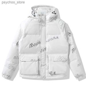 Parkas pour hommes Hiver Hommes Donw Manteau Chapeau Détachable De Haute Qualité 90% Blanc Canard Doudoune Hiver Court Vers Le Bas Puffer Parka Hommes Outwear Q230831