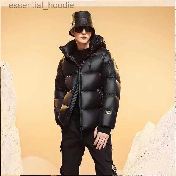 Parkas pour hommes Doudoune d'hiver pour hommes nouvelle veste épaisse et chaude en coton rembourré de haute qualité mode manteau de style européen et américain veste pour hommes. L231005