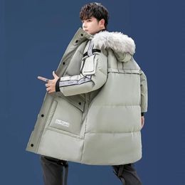 Parka d'hiver pour hommes, coupe-vent, manteaux de fourrure épais et chauds, vestes Anorak à capuche militaires, 231017