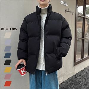 Parkas pour hommes hiver grande taille doudoune hommes épaissir chaud col montant manteau japonais rue femmes mode surdimensionné 231030