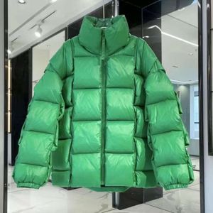 Men's Down Parkas Winter Puffer Jacket Hommes Femmes Doudounes Bv Designer Manteau Classique Tissé Parka Manteaux Hommes Mode Coupe-Vent Lâche Goose Down Jacket X94j