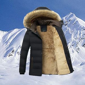 Parkas pour hommes hiver chaud coton épais polaire hommes imperméable à capuche col de fourrure Parka veste manteau automne mode décontracté mâle 231017