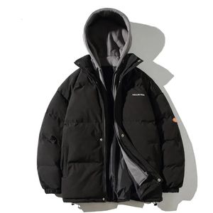 Parka d'hiver chaude pour hommes et femmes, Streetwear à la mode, manteau à capuche épais coréen, manteau ample pour femmes, 231023